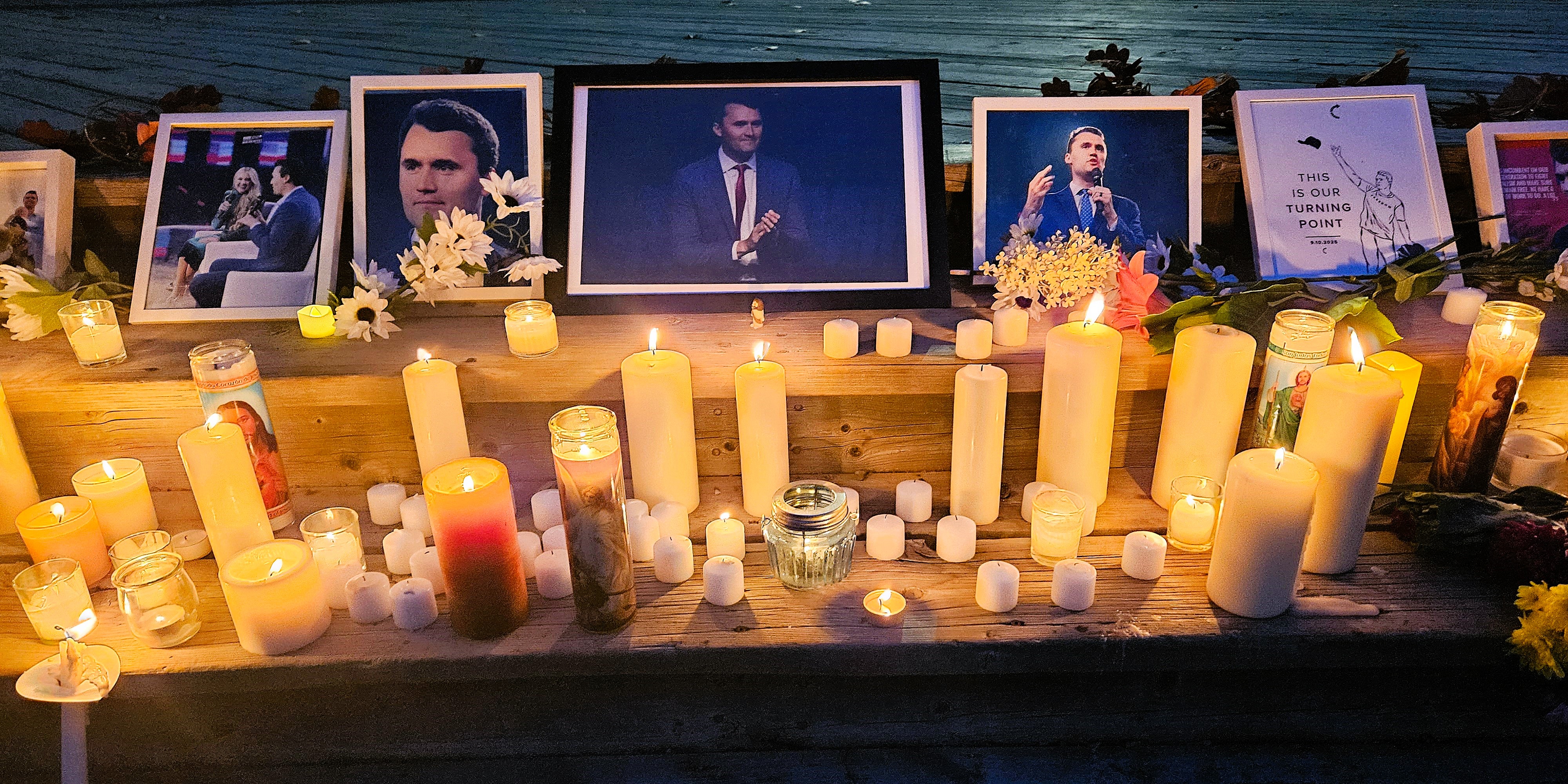 Hundreds in Cochrane remember Charlie Kirk in candlelight vigil